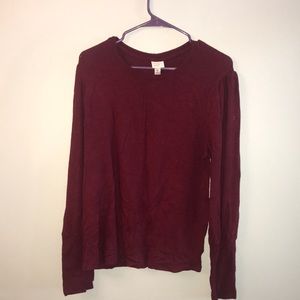 Dark pink light weight sweater